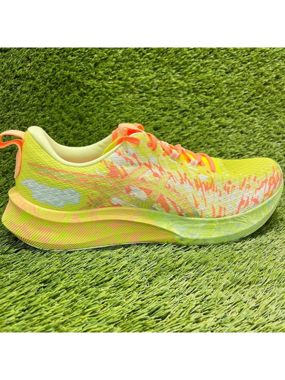 Asics Noosa Tri 16 Mens Size 13 Yellow Athletic Running Walking Shoes Sneakers